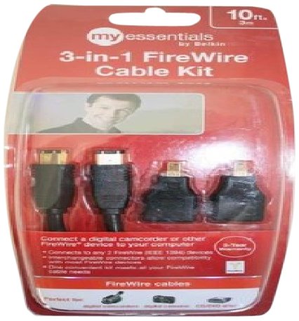 Belkin 3-In-1 Firewire Cable Kit #TOP10