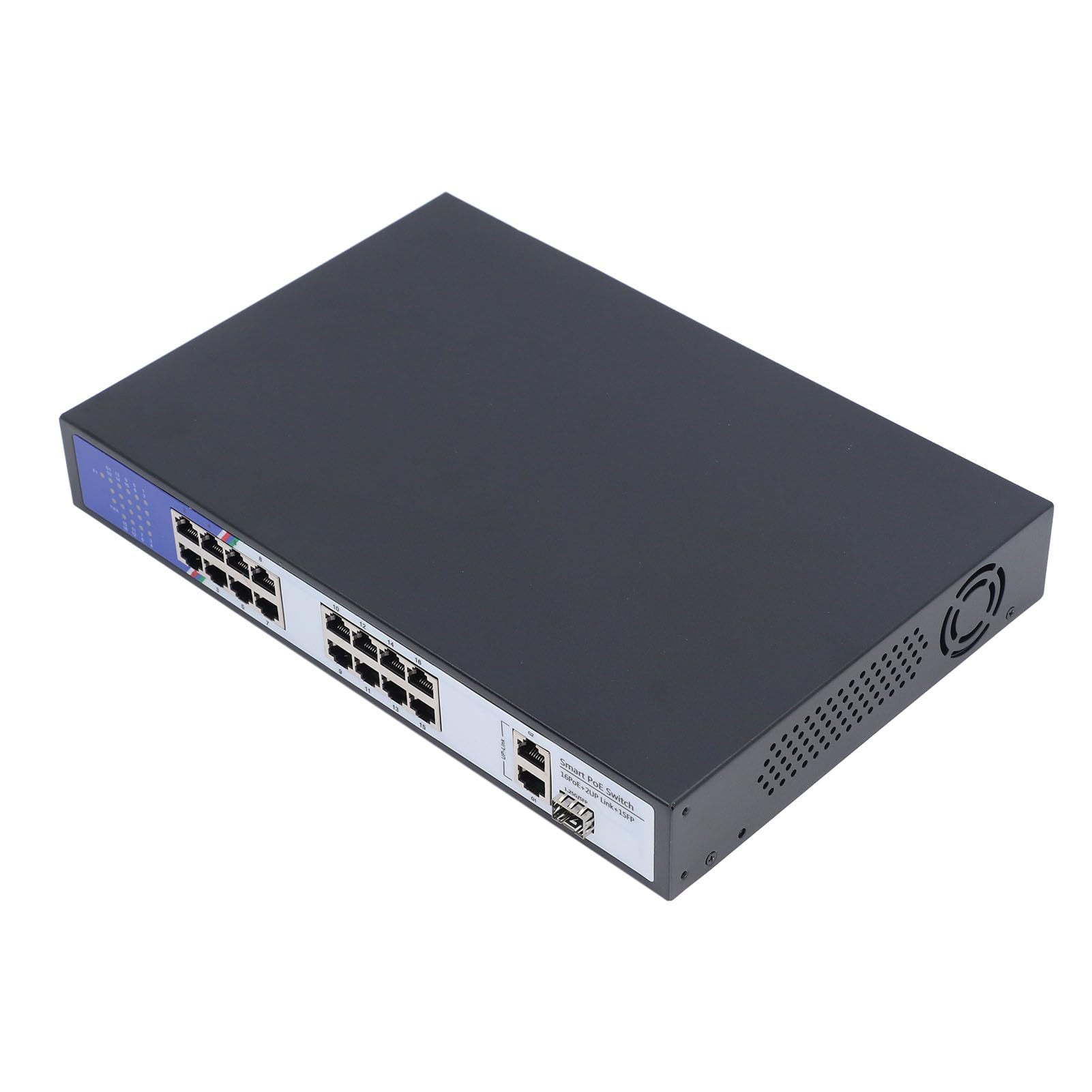 Ethernet Switch 16 Porta 38Gbps Protezione dell'hub di rete per Home Office
