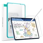 ESR 2 Pack Paper-Feel Screen Protectors for iPad A16 11th/10th Generation (11 Inch/10.9, 2025/2022), Write and Draw Like on Paper, 9H Tempered Glass, Matte Writing Film with Alignment Frame,Anti-Glare