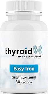 Easy Iron: Doctor-Formulated High Potency Iron Supplement for Enhanced Energy & Wellness, Gentle on Stomach, Ideal for Thyroid & Anemia Support, Non-Constipating, Daily Boost
