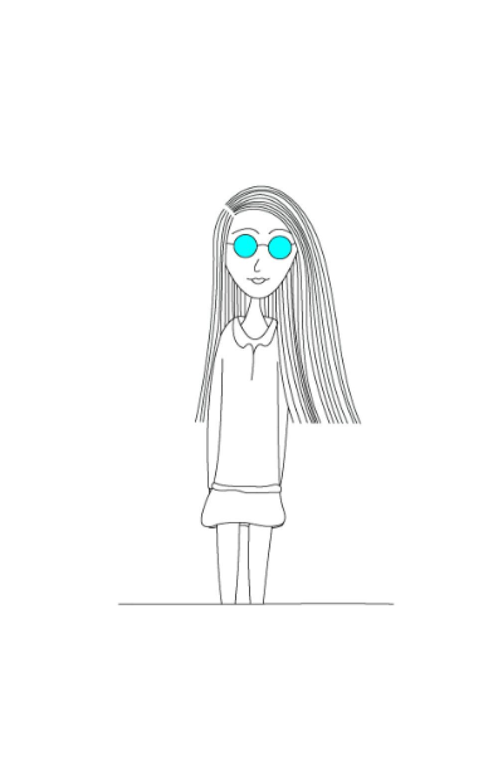 Look Inside Smile Again: Clever Clogs Blue Glasses