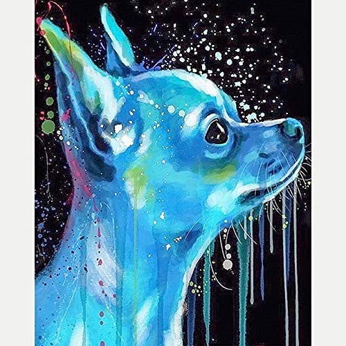 Poster Humoristique Avec Cadre Représentant Un Chihuahua Pour Salle De Bain, Salon, Chambre à Coucher, 20,3 X 30,5 Cm