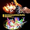HGD (6 Pack) Magic Campfire Fire Color Changing Packets for Fire Pit, Indoor/Outdoor Fireplace, Bonfire - Rainbow Magical Flame, Camping Accessory, Compatible with Wood #2