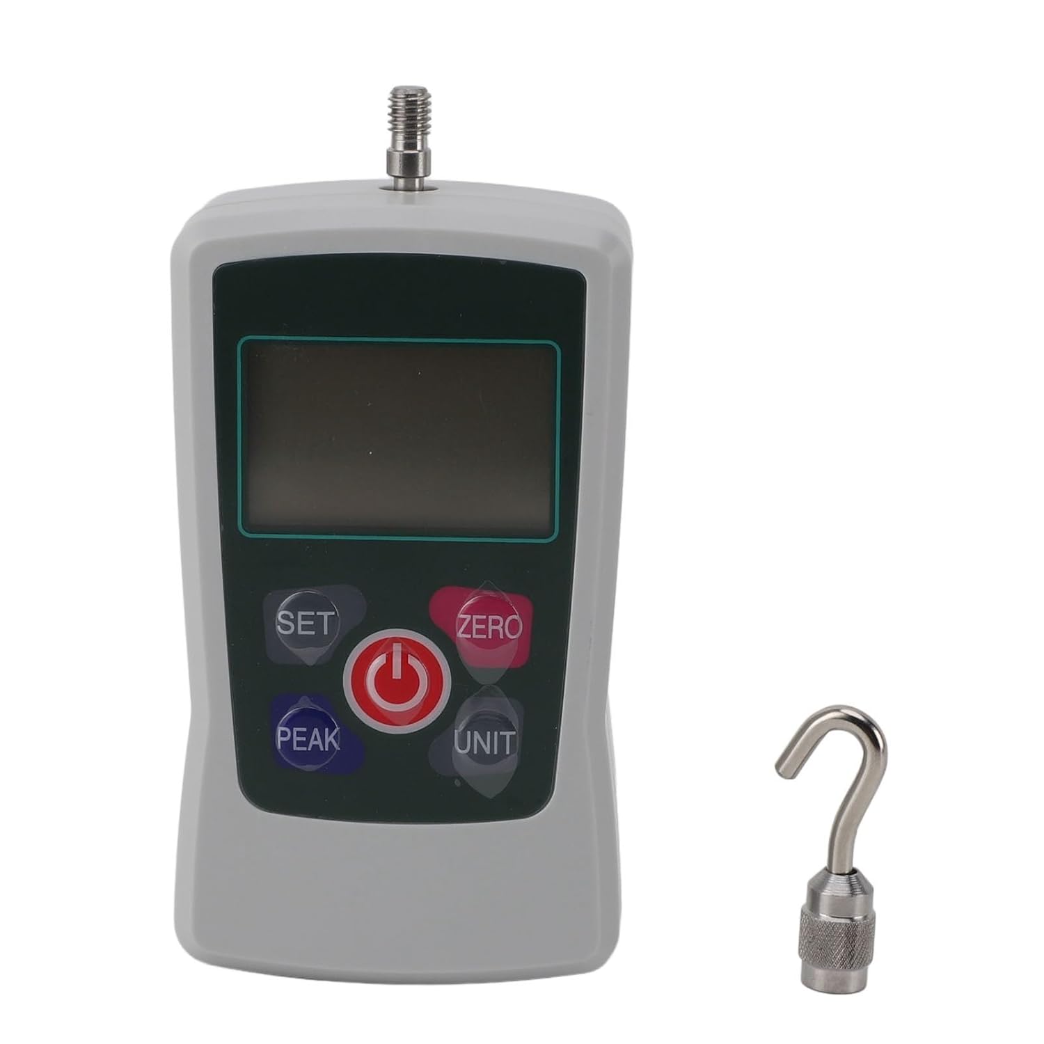 Portable Force Tester Digital Force Gauge Aluminum Alloy with Sensor and Clear Digital Display, Versatile Measurement for Material Mechanics and Quality Control Testing