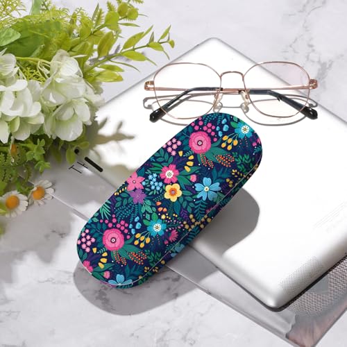 Image of Glasses Case Hard Shell,Portable Protective Eyeglasses Case, Eyeglass Holder Box with Cleaning Cloth, for men women