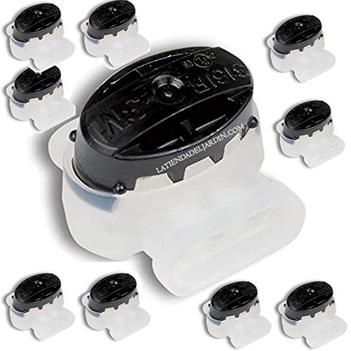 Connettore stagno per 3 cavi elettrici da 1,5 mm max 30 V. Utilizzato da installatori di irrigazione per collegare cavi elettrici. Confezione da 30 schede di giunzione.