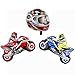 Morndew 3 PCS Motorcycles and Helmet Foil Balloons for Kids Sport Themed Party Birthday Party Baby Shower Wedding Party Decorations