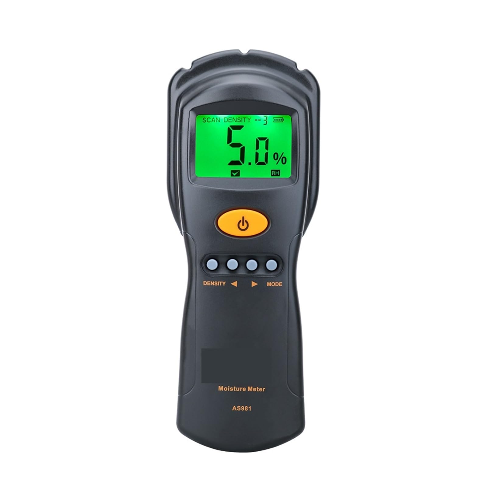 Mnmioio One Color Digital Moisture Tester, Digital Wood Moisture Meter Cardboard Lumber Hygrometer Humidity Tester Plywood Wooden Lcd Backlight Damp Detector As981