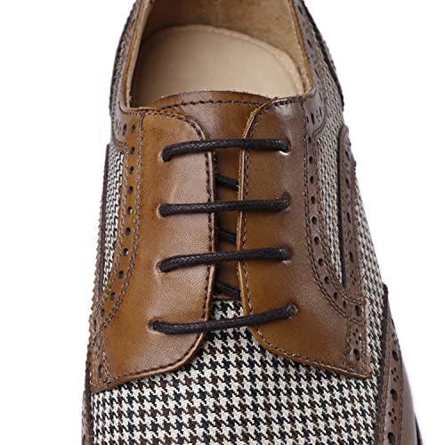 Men's Dress Shoes Lace-up Brogues Derbys Oxford Formal Shoes for Men Wedding Business Office3