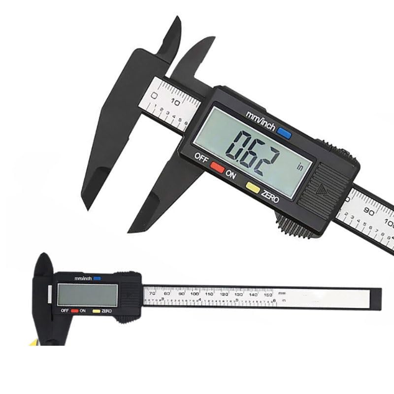 Instrumentos de medicion milimetrica con micrometro vernier y calibrador de pantalla digital 3