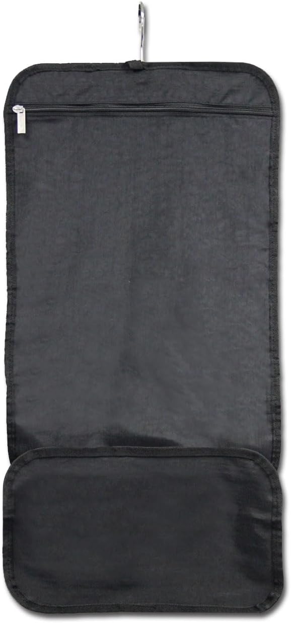 Dream Duffel Hanging Accessory Roll for Competition & Travel, Jewelry, Toiletry, & Cosmetic Bag, Black