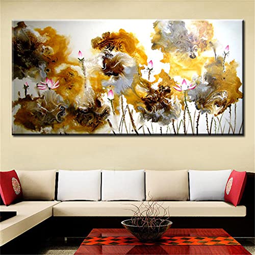 Arts craft peinture diamant lotus pour réduire le stress et décorer sa maison de strass 5D