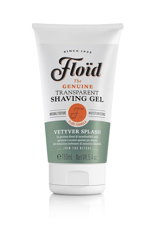 Gel transparente de barbear Floïd Vetyver Splash, 150 mL