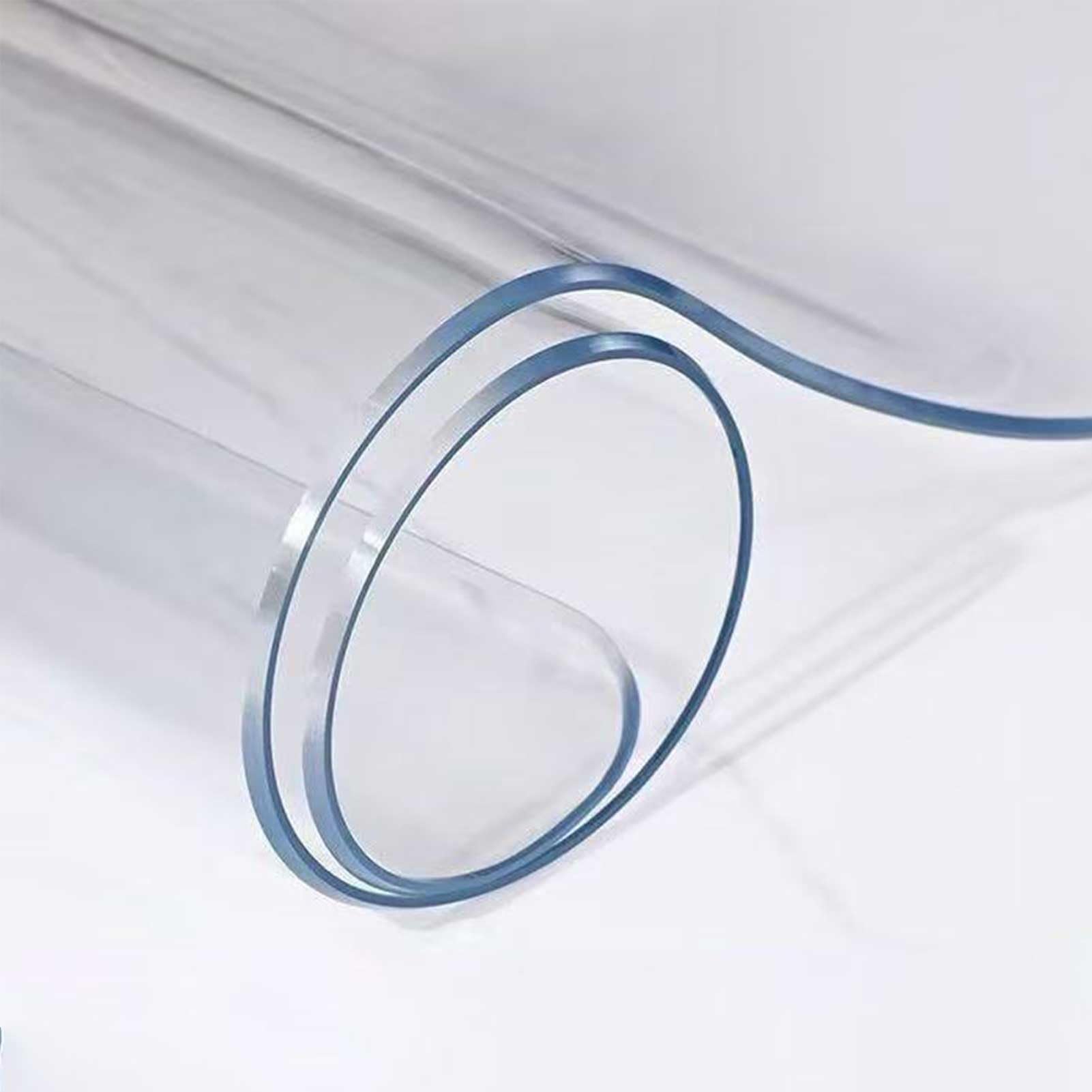 Tappetino protettivo trasparente in PVC per tavolo, 60×120cm 70x150cm 80×140cm 90×160cm 100×200cm copritavolo in plastica, spessore 2 mm, impermeabile, antiscivolo, per sedia da ufficio e scrivania(70