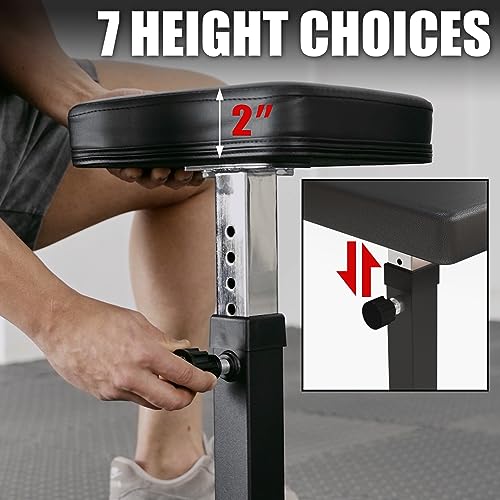 GMWD Bicep Tricep Curl Machine, 250LBS Plate Loaded Bicep Curls and Tricep Extension Machine, 2 in 1 Exercise Equipment for Home Gym Workout Station