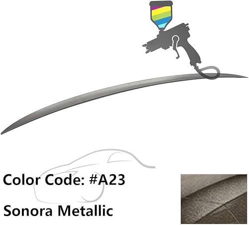 Miniatura 10 de IKON MOTORSPORTS, Alerón de maletero compatible con BMW E92 Serie 3 2007-2013, estilo M3 pintado #A17 Havanna metálico ABS trasero