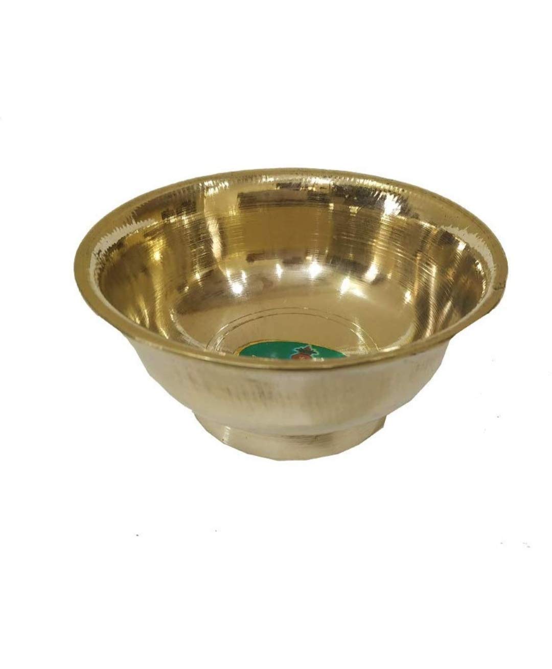 handmade brass bowl with heavy golden design Capacity 250 ML|Diameter 5 INCH-image-44