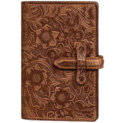 Slim RFID Blocking Leather Passport Holder Travel Bifold Wallet For Men And Women