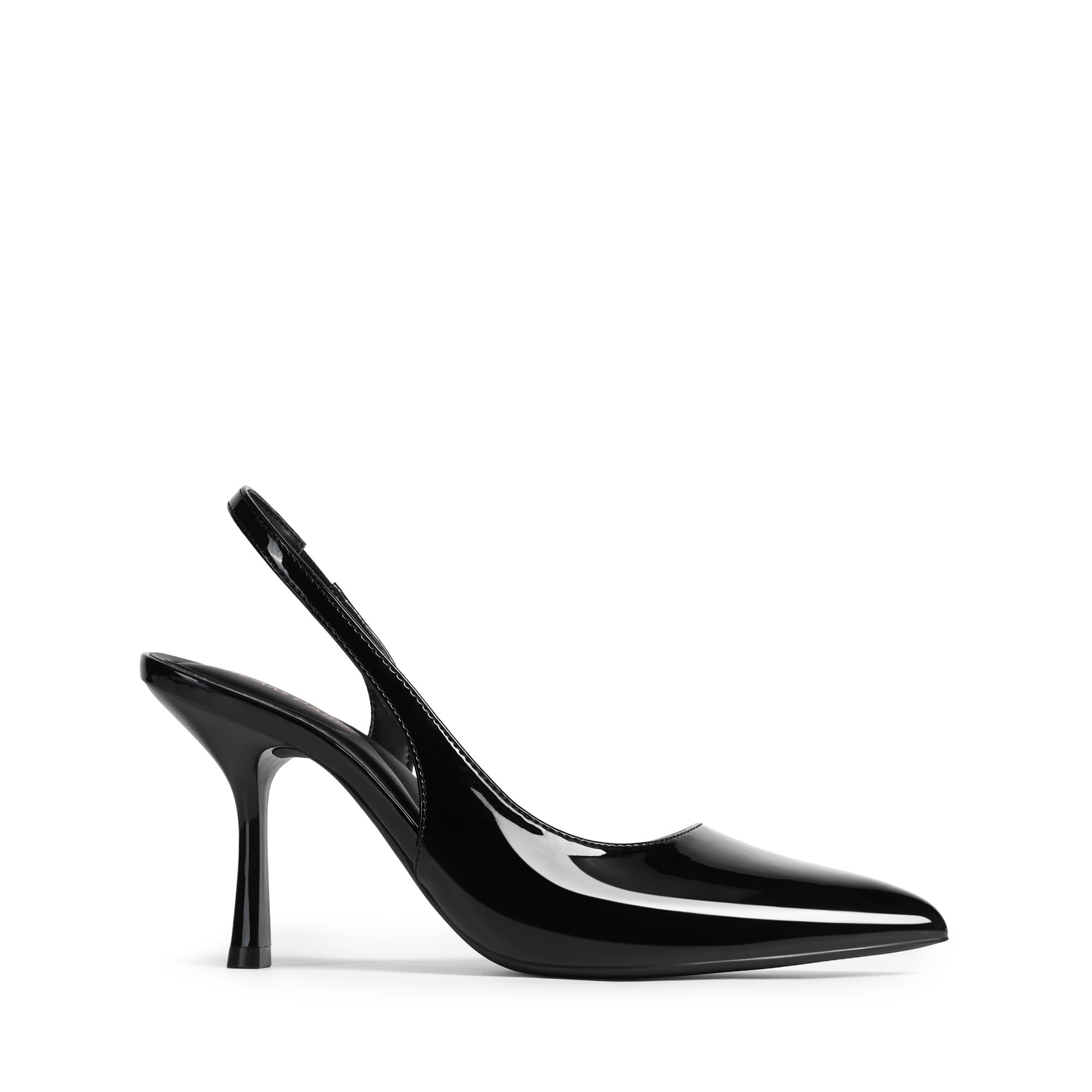 DREAM PAIRS Damen Slingback Pumps, Spitze Kitten High Heels, D'Orsay Stilettoabsatz, Bequemen Elegant Party Brautschuhe