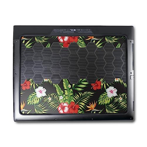 Image of MightySkins Skin Compatible with Alienware M18 R1 (2023) Full Wrap Kit - Dark Hibiscus | Protective, Durable, and Unique Vinyl Decal wrap Cover | Easy to Apply & Change Styles | Made in The USA