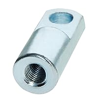 Vista 6 de Jutagoss Varilla del cilindro de aire de 5 piezas, extremo de horquilla 2.047 in longitud M10x1.25 rosca hembra conector Y