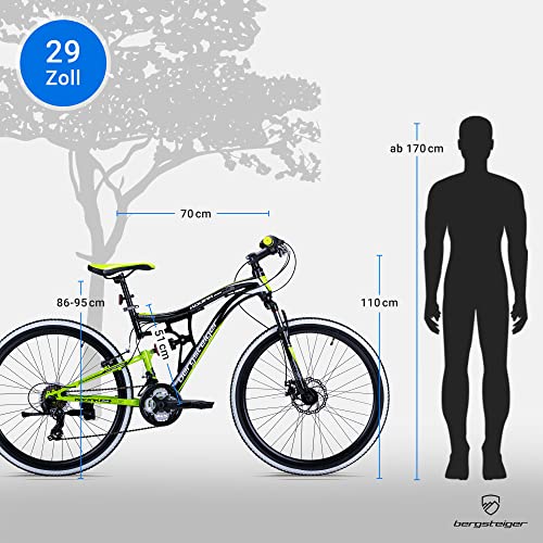 Bergsteiger Kodiak 26 Zoll und 29 Zoll Mountainbike bis 500 Euro