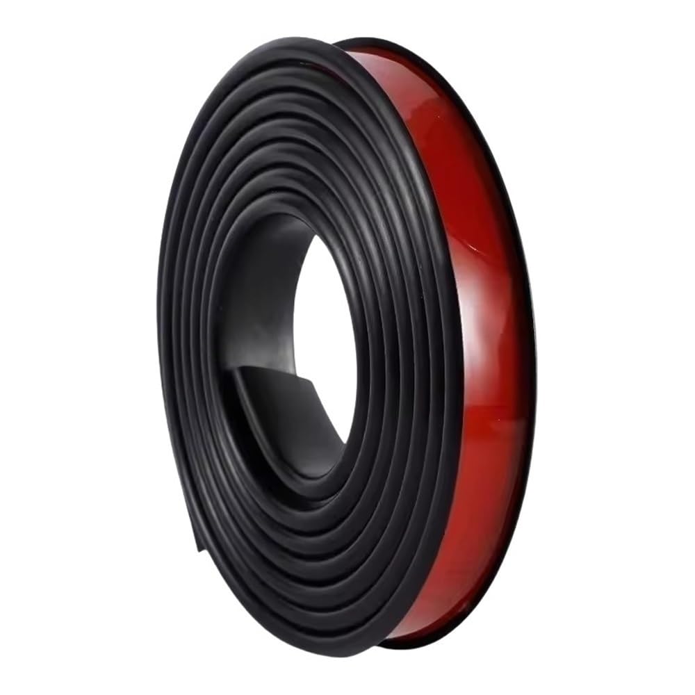 Loacea Black U-Shaped Seal Strip 5Meters U-Shape Edge Banding Strip, Self-Adhesive Flexible Tpe Rubber Furniture Corner Guards 1Pc(,9Mm)