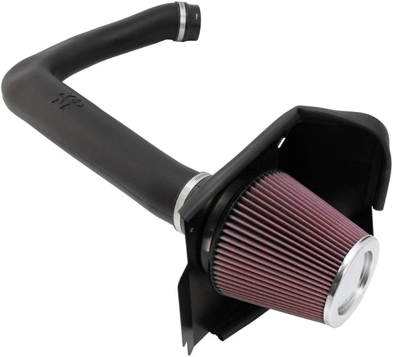 Sistema de admissão de ar frio K&N com filtro de alto fluxo para Chrysler 300, 300C e Dodge Challenger, Charger – 57-1564
