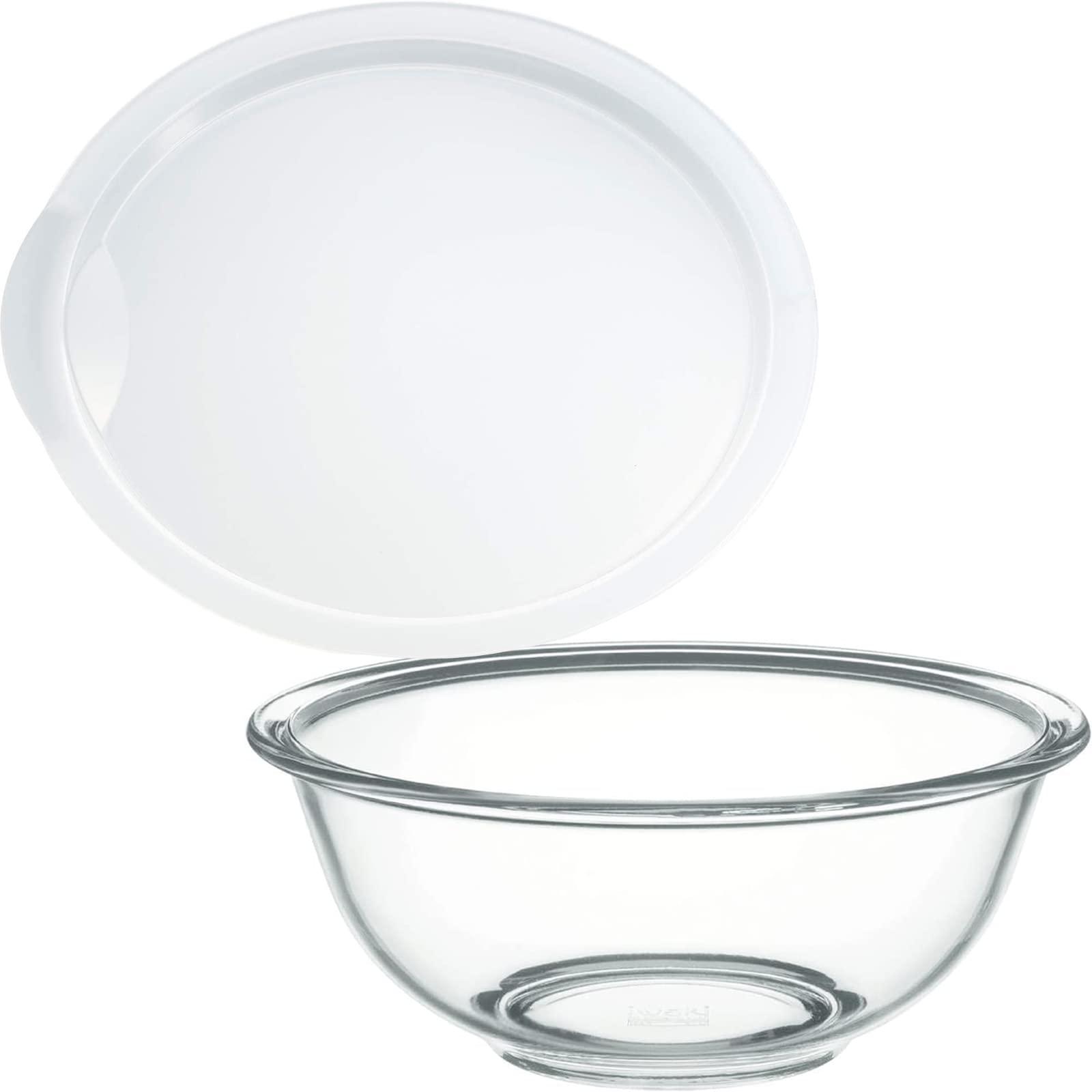 Amazon｜iwaki(イワキ) 耐熱ガラス ボウル 丸型 2.5L + レンジカバー