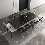 Luck Live 62.9'' to 94.4'' Extendable Dining Tables for 4 to 8 - New sintered Stone Material Rectang