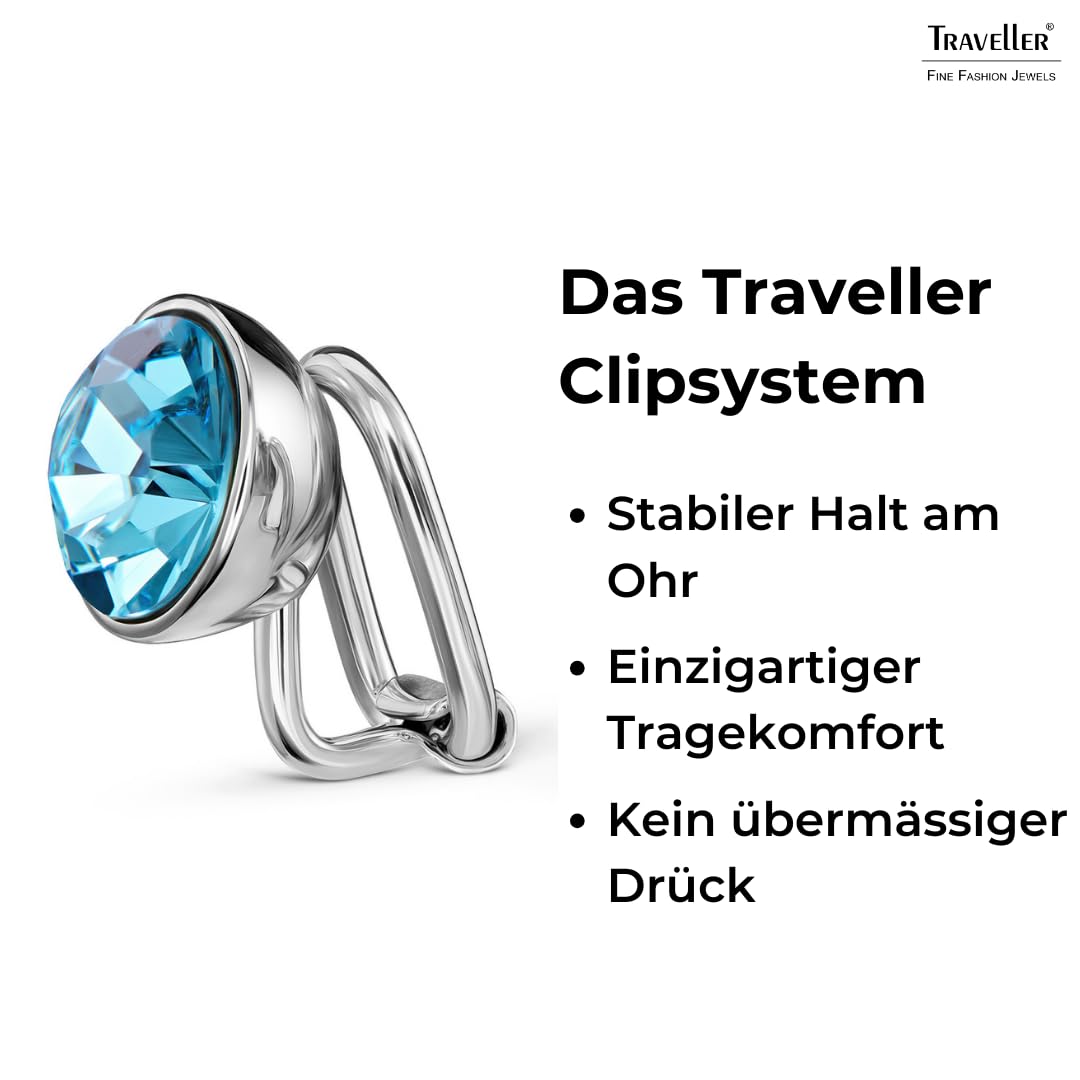 Traveller Ohrclip - Damen - Kristall