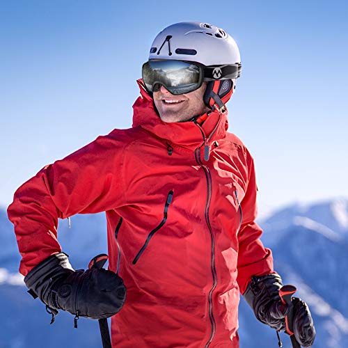 Ski Goggles with Cover Snowboard Goggles OTG Anti-Fog for Men Women - VLT 9.4% - Thumbnail 6