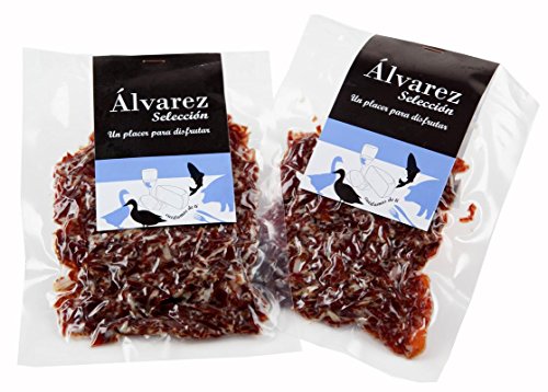 Jamón picado 75% ibérico bellota especial salmorejo - envase al vacío, 100 gramos