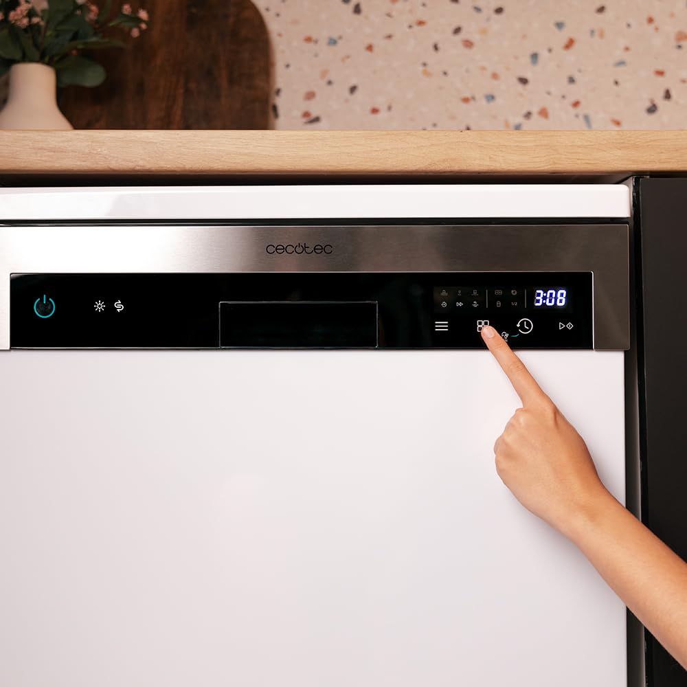Cecotec Lave-vaisselle Autonome 60 cm Bolero Aguazero 6110, 1850 W, 13 Couverts, 6 Programmes, Dry+