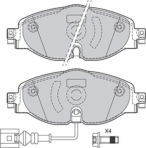 Preisvergleich Produktbild Valeo 601328 PKW Bremsbelagsatz