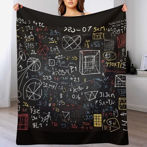 Couverture en flanelle douce imprimé physique le cadeau idéal pour science
