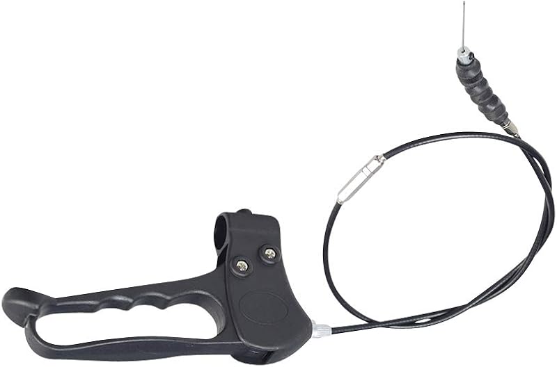 AlveyTech Hand Brake & Cable for Drive Medical Durable 4-Wheel Rollator (10257) with 7" Casters - Replacement Left or Right Side Loop Style Handle and Cable Assembly (9502F1025701)