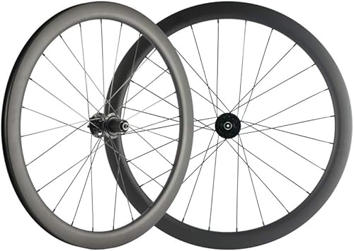 Miniatura 3 de SUPERTEAM - Juego de ruedas de freno de disco de fibra de carbono 700c, rueda de carretera de 0.984 in de ancho UD mate 30/40/45/2.165 in (1.772 in,