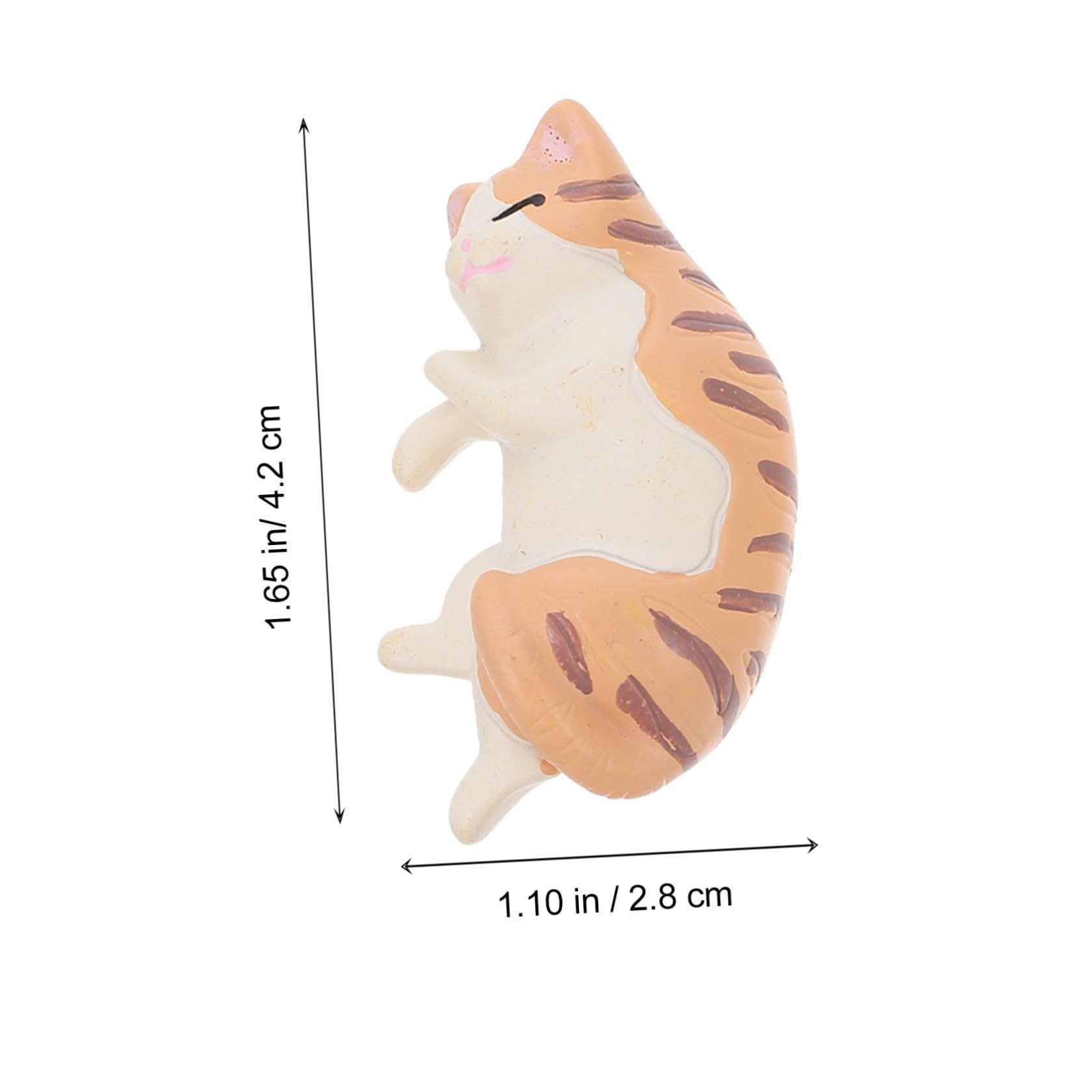 MAGICLULU 4 Sätze Karton Katzen Magnet Tier-kühlschrankmagnet Cartoon-kühlschrankmagnet Küchenzubehör Kühlschrankmagnete Harz 6 Stück * 4