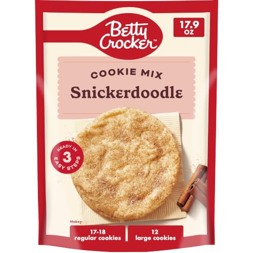 Betty Crocker Snickerdoodle, Cookie Baking Mix, 17.9 oz