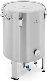 Royal Catering RCBM-60CF Maischekessel 60 l 0-40 °C Edelstahl Fermenter Fermentierkessel