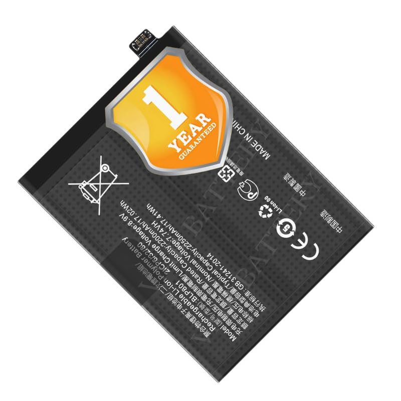 Image of Original BLP801 Battery Compatible for OnePlus 8T (KB2000, KB2001, KB2003, KB2005) | OnePlus 9R (LE2100, LE2101) - (4500mAh) - 1 Year Warranty K7