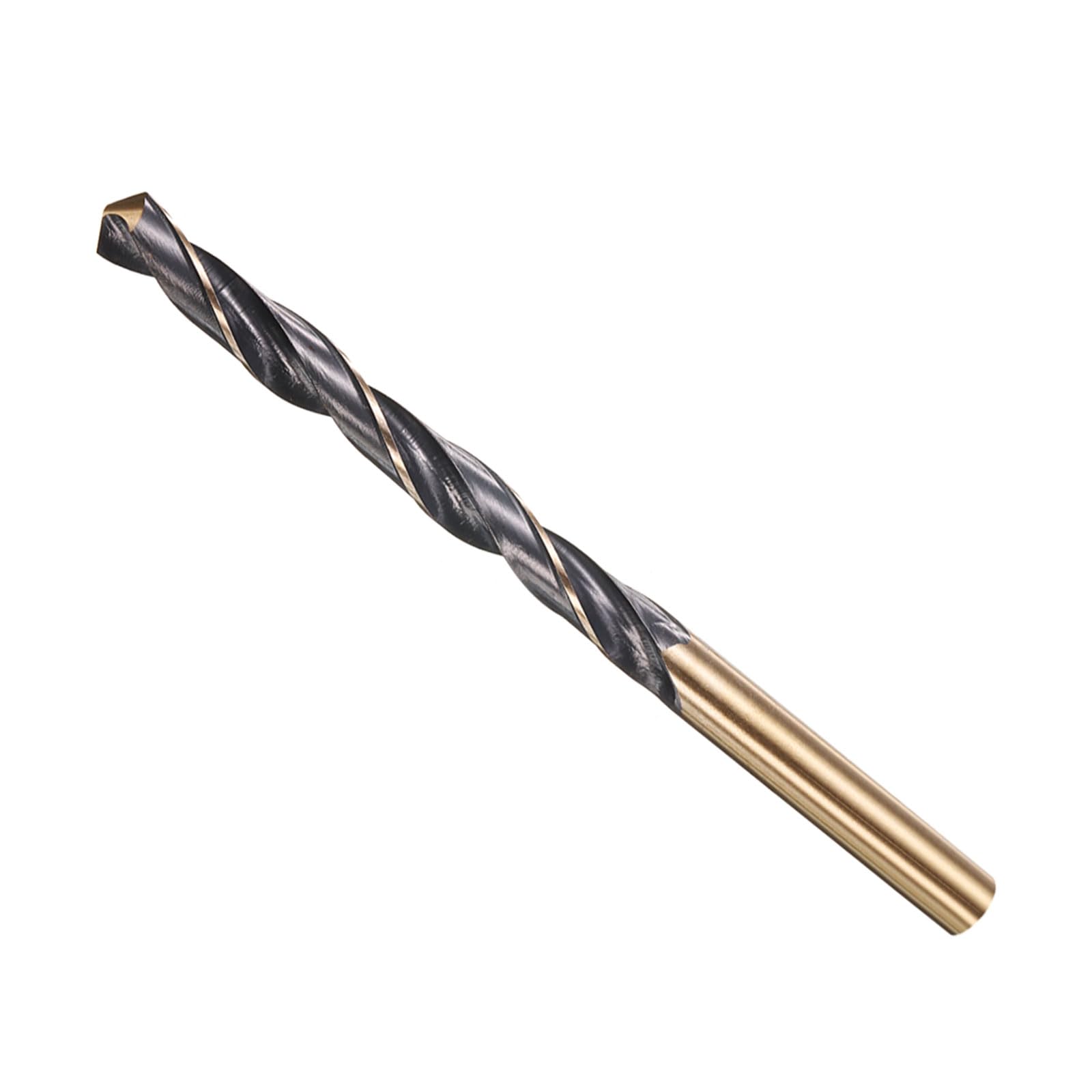 METALLIXITY Drill Bit (7mm) 1Pcs, 4341 High-Speed Steel Straight Shank 118° Black and Gold Finish for Copper Aluminum Wood Plastic Medium Hard Metal