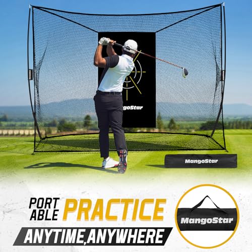 Mangostar 10x7ft Heavy Duty Golf Net