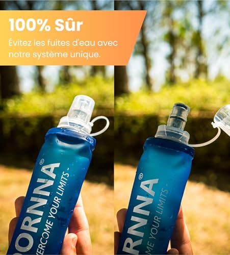 Bouteilles D'eau Pliables En Silicone - Anti-fuite, Caoutchouc