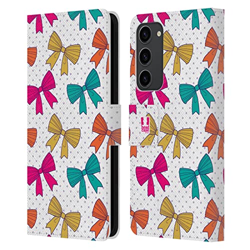 Funda de cuero Samsung Galaxy S23+ 5G con tarjetero interno y diseño Sol y Nubes