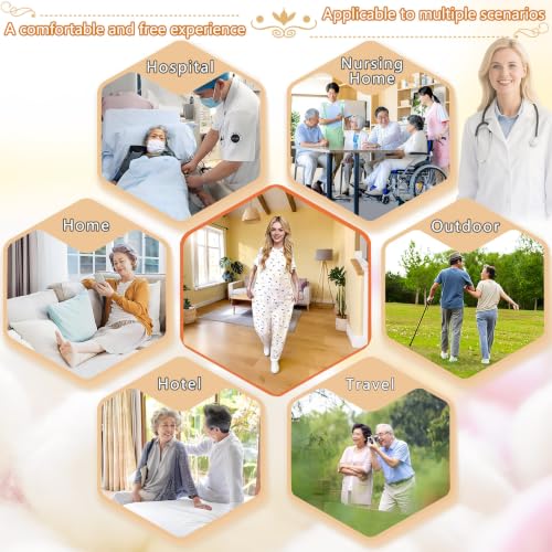 Image of Unisex One-piece Short-Sleeved Trousers,Anti-Strip Adaptive Jumpsuit with Back-Zipper,Suitable for Seniors,Dementia Patient,Alzheimer's Patients,Incontinence Care