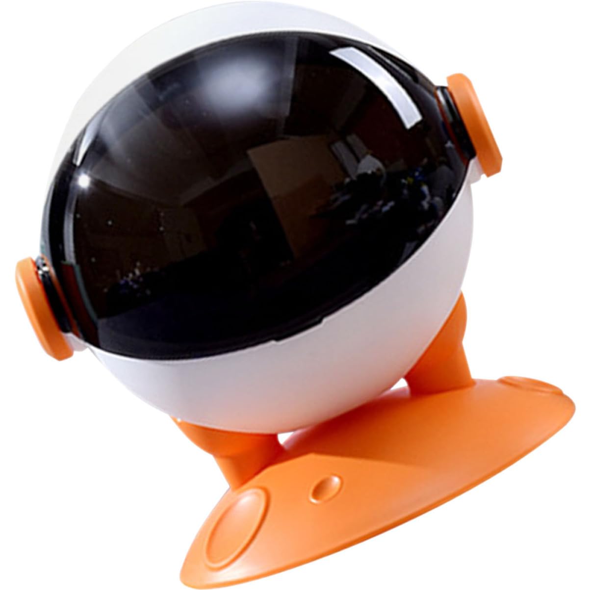 Alipis Cartoon Desktop Trash Can with Lid Cute Astronaut Design Trash Bin for Office Home Stylish Storage for Waste for Desk Decor