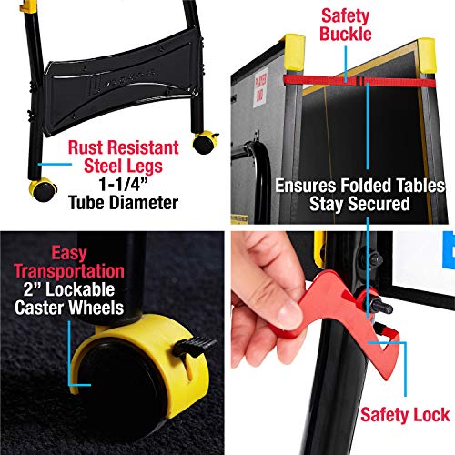 MD Sports Table Tennis Tables Multiple Styles Ping Pong Tables, Foldable for Easy Storage with Nets Included, Perfect for Family Game Rooms