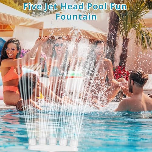 Buse de piscine réglable et cascade décorative pour rafraîchir l'eau